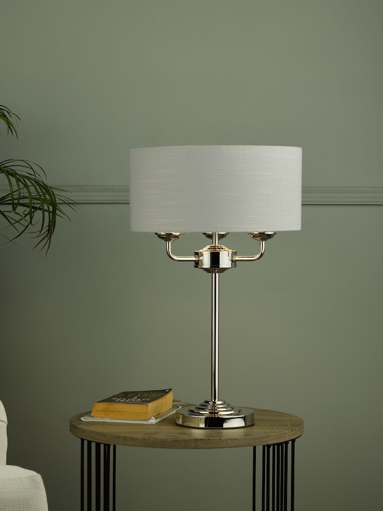 Laura Ashley Brass Sorrento Table Lamp - Image 1 of 5 Laura Ashley Brass Sorrento Table Lamp - Image 1 of 5