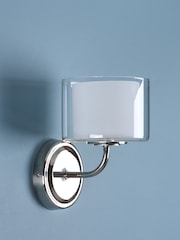 Laura Ashley Chrome Southwell 1 Wall Light - Image 2 of 5