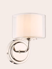 Laura Ashley Chrome Southwell 1 Wall Light - Image 3 of 5