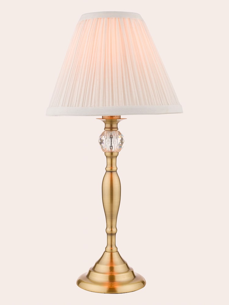 Laura Ashley Brass Ellis Satin Painted Spindle Table Lamp - Image 4 of 4 Laura Ashley Brass Ellis Satin Painted Spindle Table Lamp - Image 4 of 4