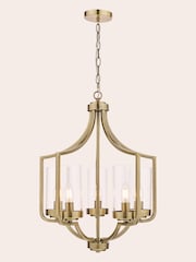 Laura Ashley Brass Joseph Chandelier Large Light - Image 2 of 4