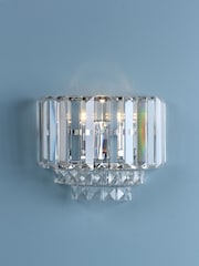 Laura Ashley Chrome Vienna Crystal Wall Light - Image 1 of 3