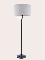 Laura Ashley Black Marlowe Floor Lamp - Image 4 of 6