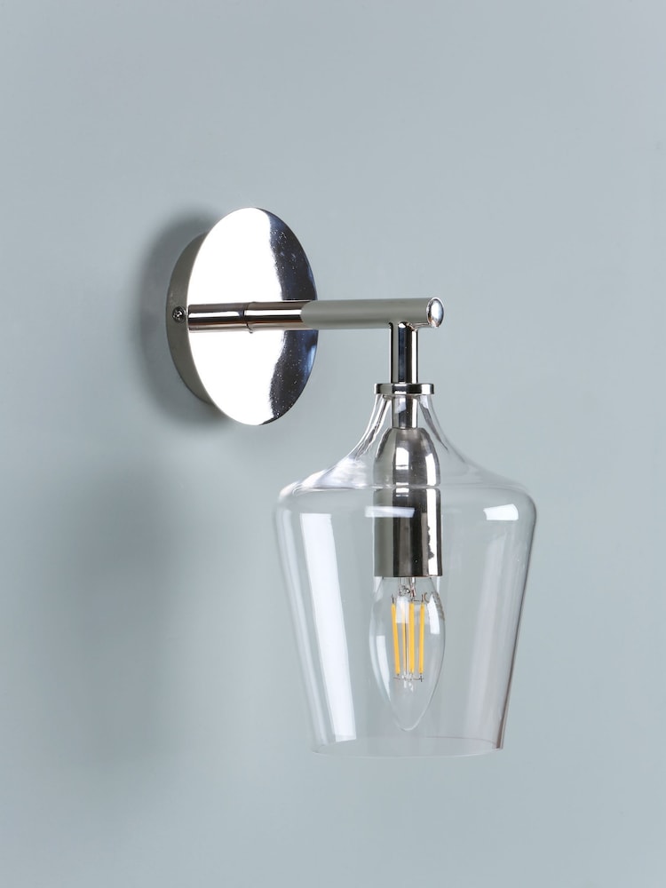 Laura Ashley Clear Ockley Wall Light - Image 2 of 5 Laura Ashley Clear Ockley Wall Light - Image 2 of 5