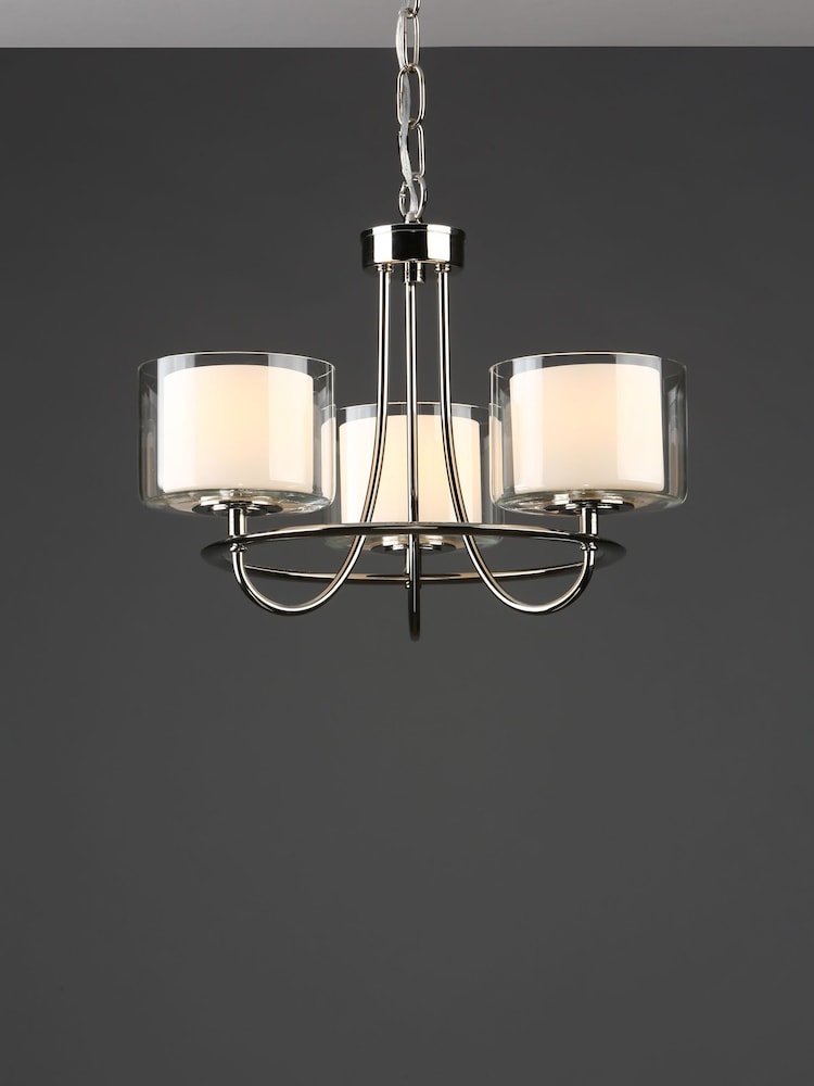 Laura Ashley Chrome Southwell Ceiling Light - Image 1 of 6