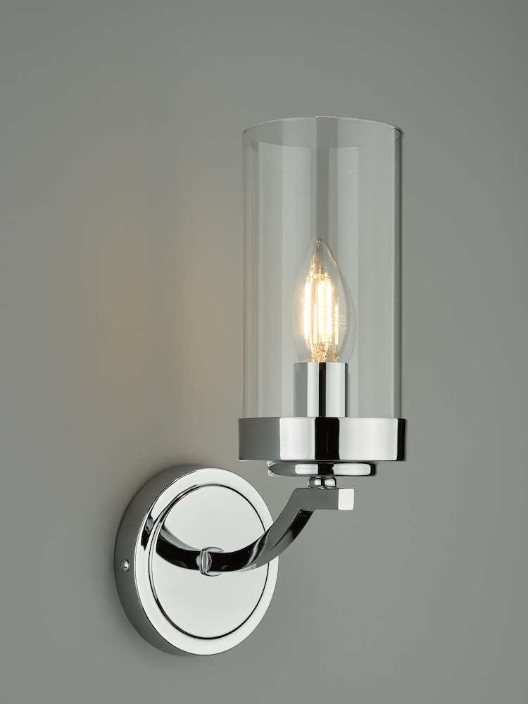 Laura Ashley Chrome Joseph Wall Light - Image 1 of 6