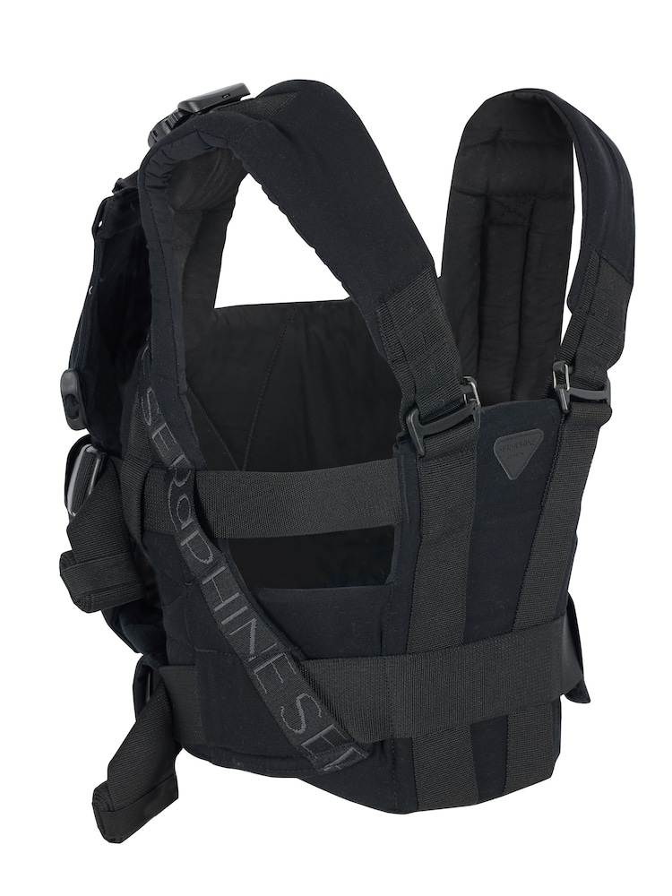 Seraphine Black CARIPOD Baby Carrier in Cotton Canvas - Image 10 of 10 Seraphine Black CARIPOD Baby Carrier in Cotton Canvas - Image 10 of 10