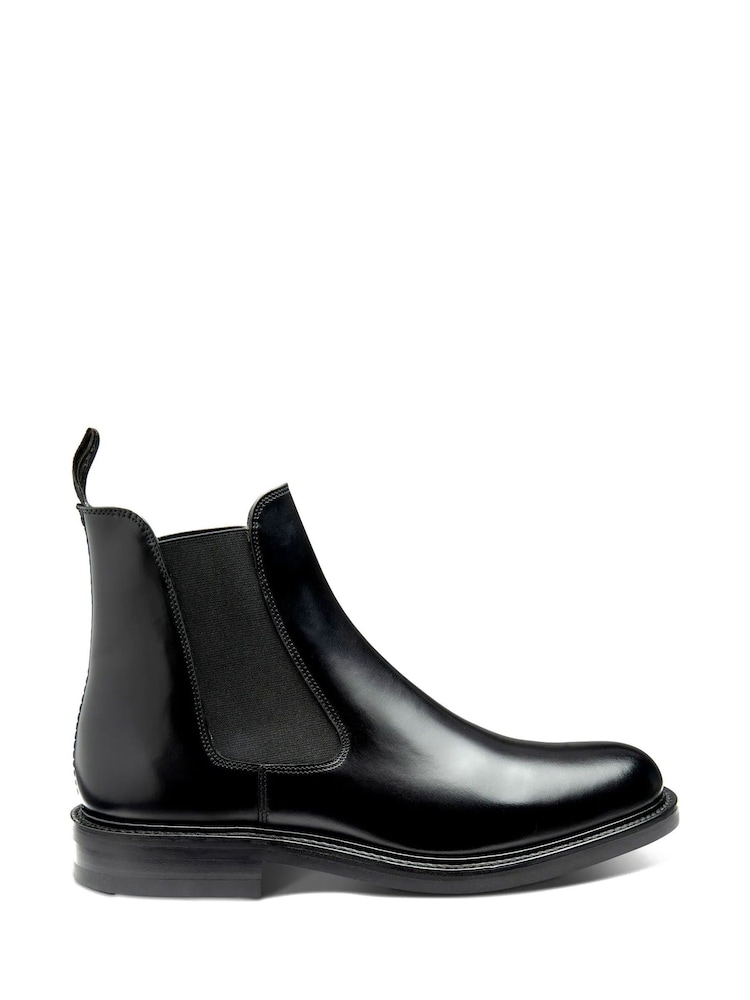 Loake Polished Leather Chelsea Black Boots - Image 1 of 3 Loake Polished Leather Chelsea Black Boots - Image 1 of 3