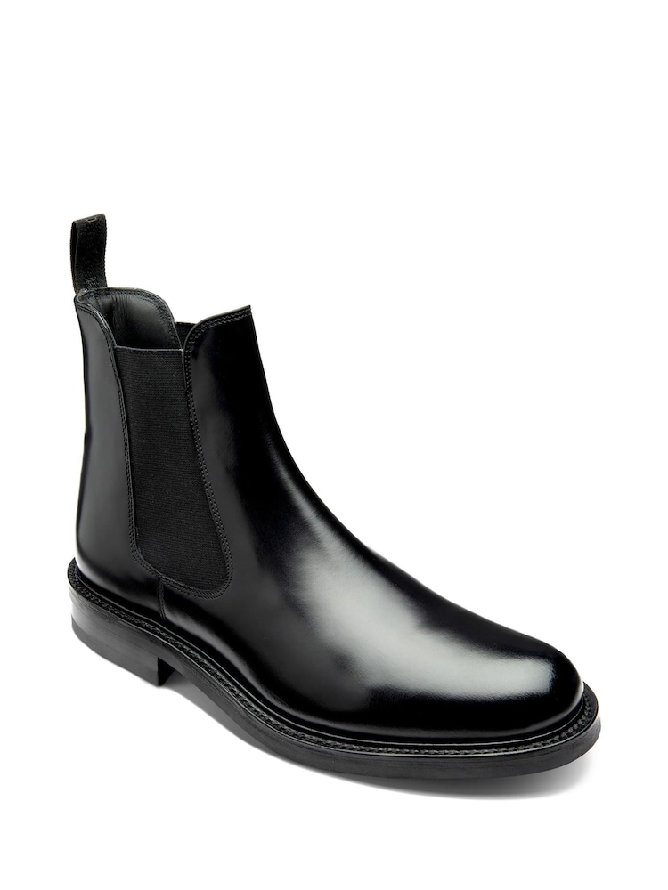 Loake Polished Leather Chelsea Black Boots - Image 2 of 3 Loake Polished Leather Chelsea Black Boots - Image 2 of 3