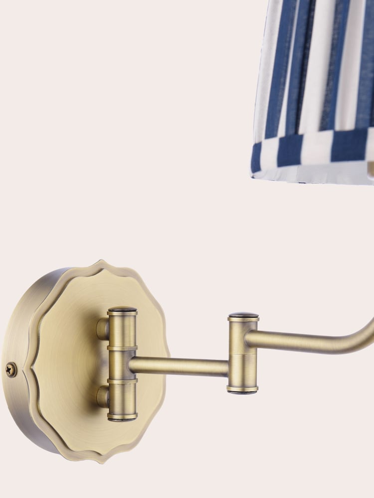 Laura Ashley Blue Denwick Wall Light - Image 7 of 7 Laura Ashley Blue Denwick Wall Light - Image 7 of 7