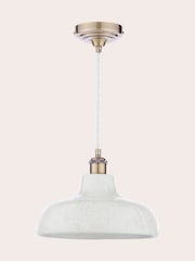 Laura Ashley Ivory Pussy Willow 3 Light Semi Pendant Ceiling Light - Image 5 of 6
