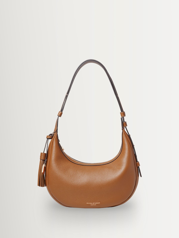 Aspinal of London Brown Crescent Small Bag - Image 5 of 5 Aspinal of London Brown Crescent Small Bag - Image 5 of 5