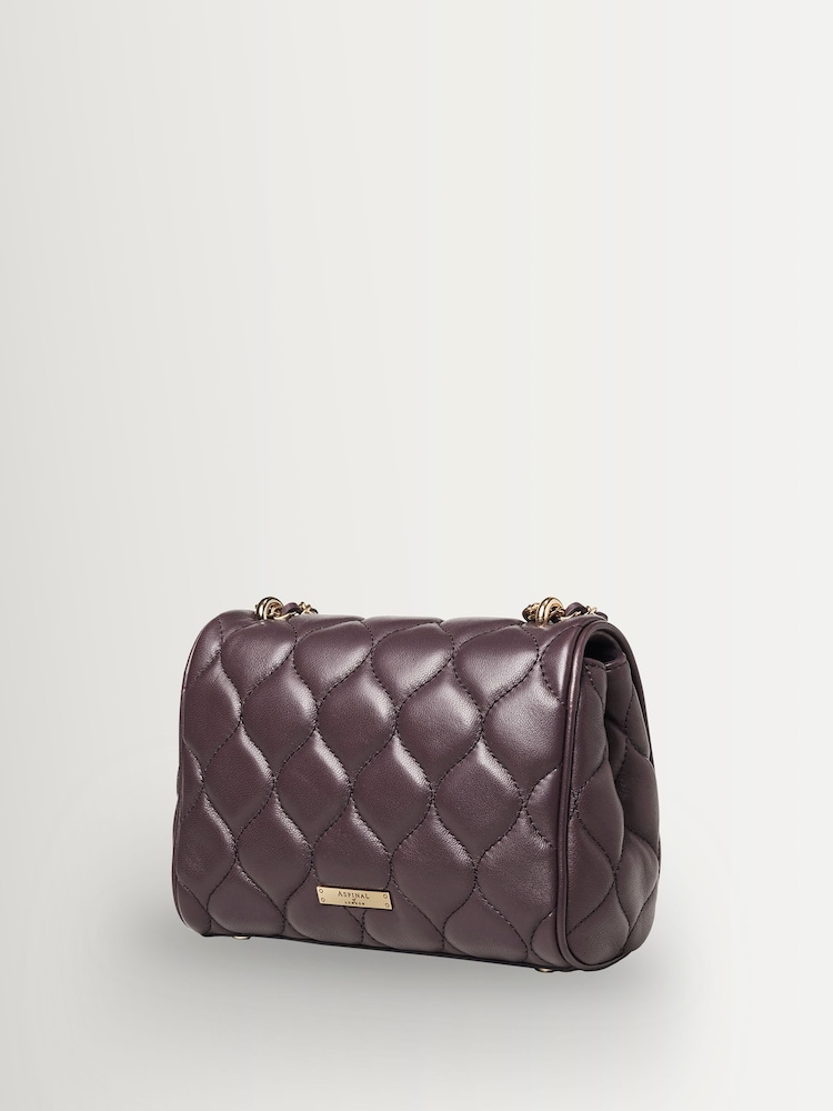 Aspinal of London Purple Lottie Bag