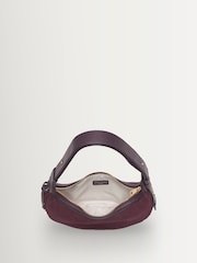 Rojo - Aspinal of London Crescent Small Bag - Imagen 5 de 6