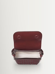 Rojo - Aspinal of London Ella Slot Weave Smooth Leather Bag - Imagen 3 de 9