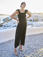Seraphine Black Skin-to-Skin Jersey Short Sleeve Top - Image 2 of 7