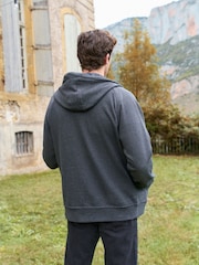 Seraphine Charcoal Grey Marl Mens Babywearing Hoodie - Image 6 of 7