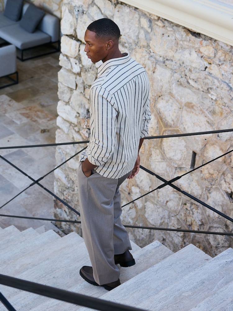 a line dress shirt Buy MAUVAIS Off White Bocelli Long Sleeve Stripe from Next USA Stylish A-Line Off the occasion:vacation This ones got a SIZE:US 8