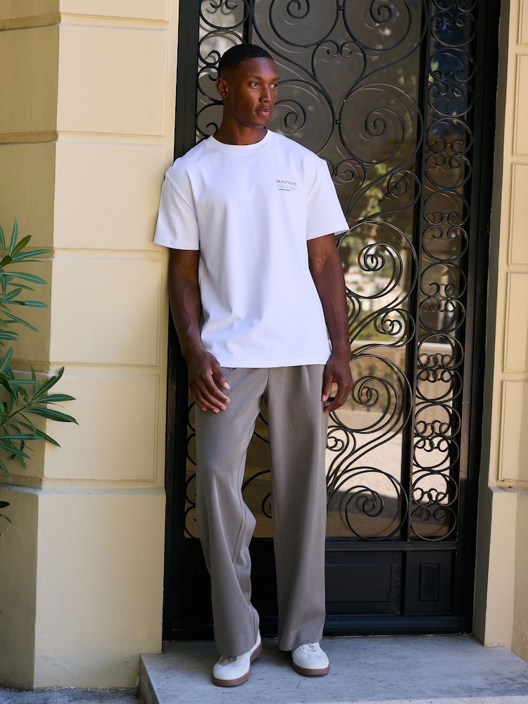 MAUVAIS White Chasing Sunsets Graphic Oversized T-Shirt - Image 1 of 6 MAUVAIS White Chasing Sunsets Graphic Oversized T-Shirt - Image 1 of 6