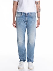 Replay Light Blue Denim Deryck Regular-Fit Jeans - Image 1 of 2