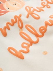 Neutral My First Halloween Two Way Zip Baby Sleepsuit (0mths-3yrs) - Image 13 of 13