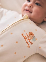 Neutral My First Halloween Two Way Zip Baby Sleepsuit (0mths-3yrs) - Image 3 of 13