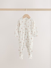 Neutral Hamish Sleepsuit, Bodysuit, Hat and Bib Set 4 Piece (0-9mths) - Image 2 of 9