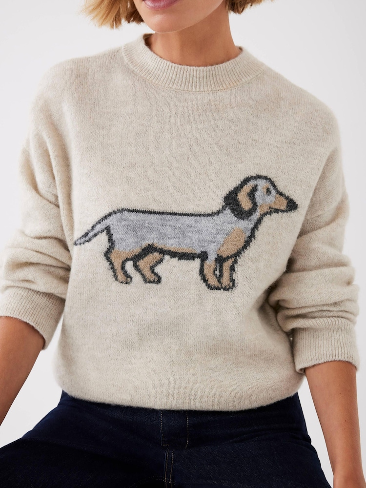 Buy Mint Velvet Natural Sausage Dog Knit Jumper from Next USA