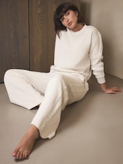 Mint Velvet Cotton Lace Trim Sweatshirt - Imagen 3 de 8