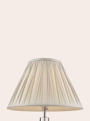 Laura Ashley Silver Fenn Silk Empire Easyfit Lamp Shade - Image 1 of 8