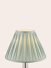 Laura Ashley Blue Fenn Silk Empire Easyfit Lamp Shade - Image 1 of 8