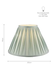 Laura Ashley Blue Fenn Silk Empire Easyfit Lamp Shade - Image 6 of 8