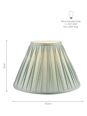 Laura Ashley Blue Fenn Silk Empire Easyfit Lamp Shade - Image 8 of 8