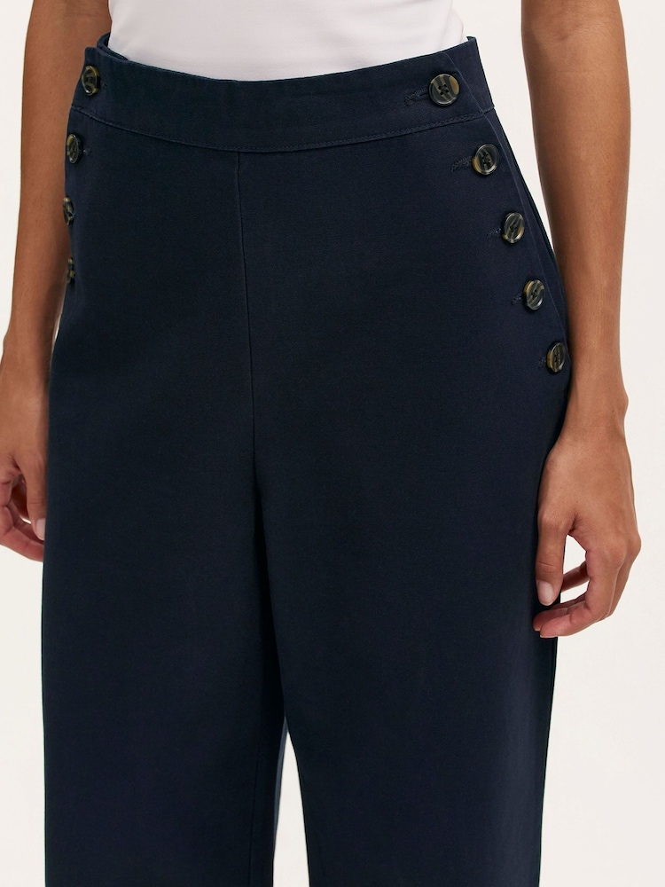 Finery Blue Nellie Trousers - Image 4 of 4