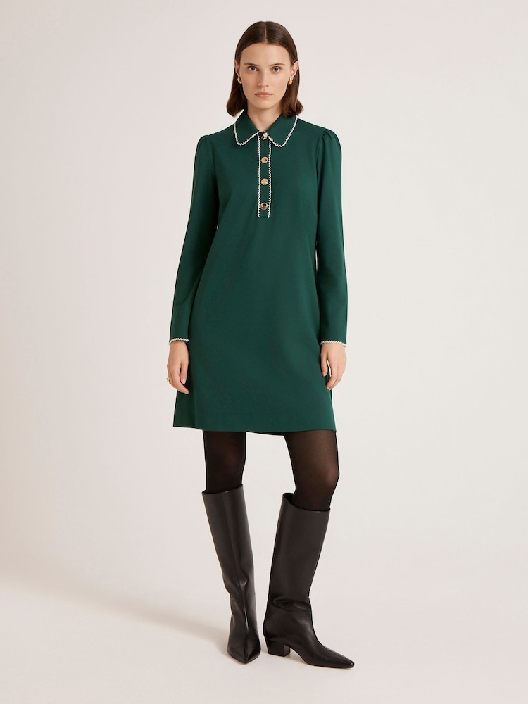Finery Green Ronnie Dress - Image 1 of 4