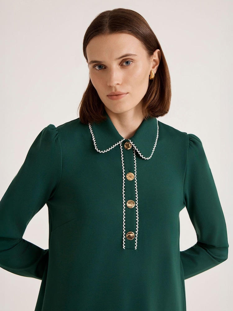 Finery Green Ronnie Dress - Image 2 of 4