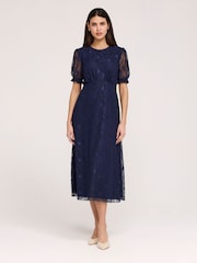 Finery Blue Mela Dress - Image 1 of 5