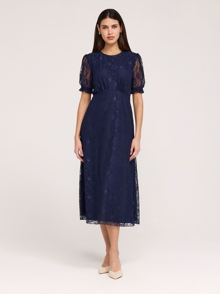 Finery Blue Mela Dress - Image 1 of 5
