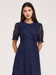 Finery Blue Mela Dress - Image 3 of 5