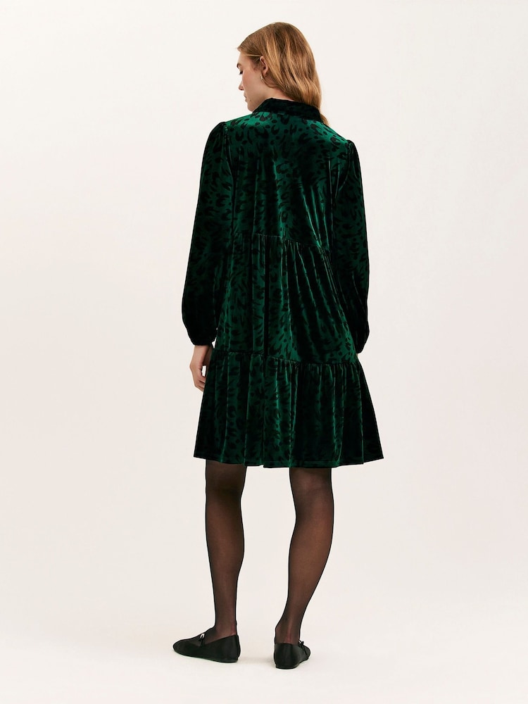 Finery Green Rosanna Dress - Image 4 of 4 Finery Green Rosanna Dress - Image 4 of 4