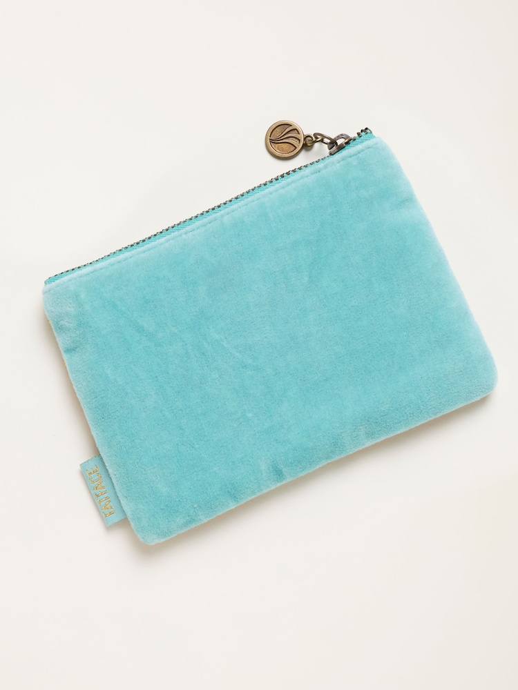 FatFace Turquoise Blue The Beatles Sun Beaded Coin Purse - Image 2 of 3
