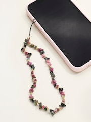 FatFace Purple Semi Precious Stone Phone Charm - Image 1 of 2
