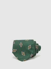 Reiss Forest Green Decio Ties - Image 1 of 5