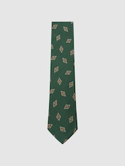 Reiss Forest Green Decio Ties - Image 2 of 5