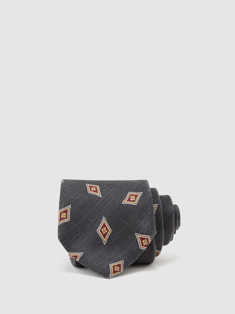 Reiss Navy Decio Ties - Image 1 of 5