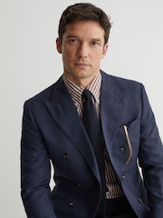 Reiss Navy Punto Tie - Image 1 of 6