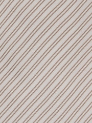 White / Camel Brown - Reiss Vittorio Tie - Obraz 6 z 6