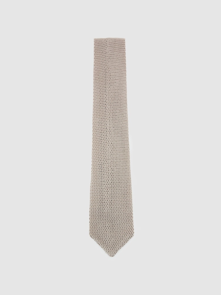 بيج داكن - Reiss Punto Tie - صورة 1 من 5