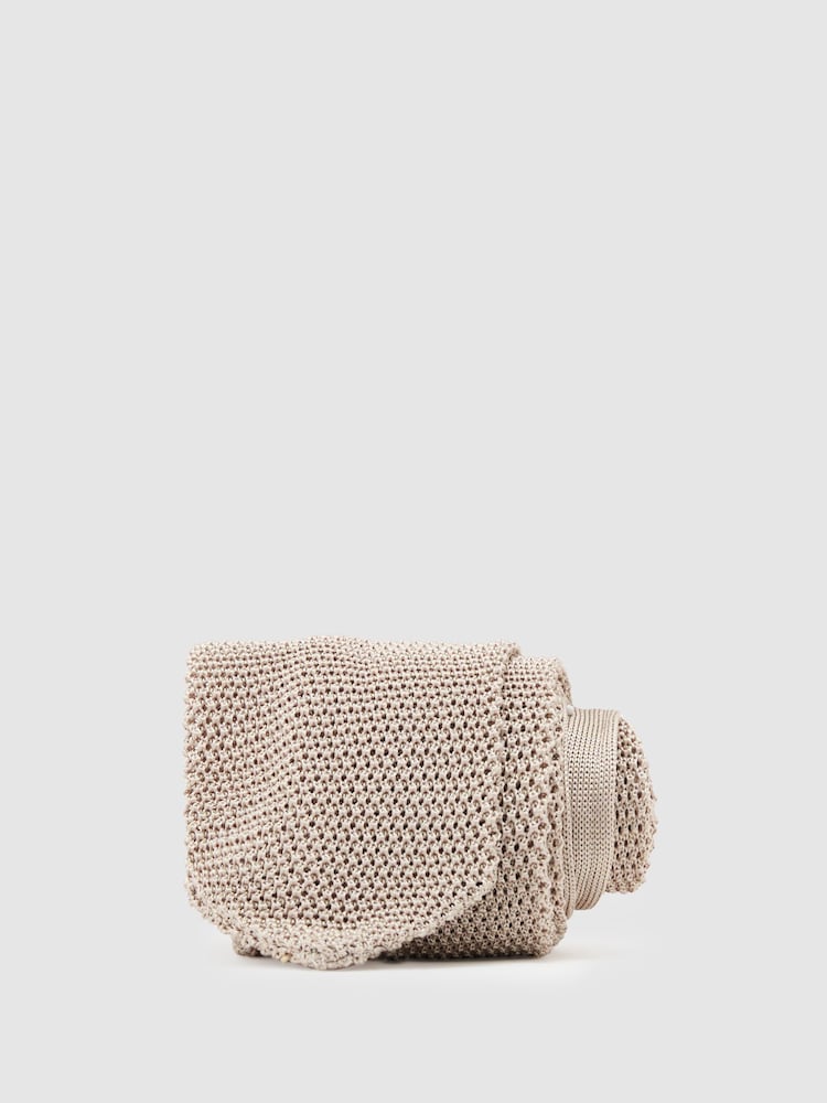 بيج داكن - Reiss Punto Tie - صورة 2 من 5