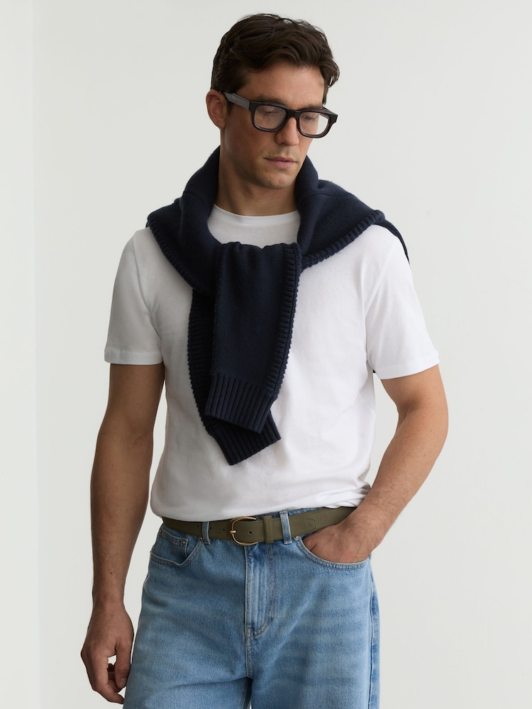 حزام شمواه شمواه Pierce بتفصيل إبزيم منحني من Reiss - Image 2 of 4